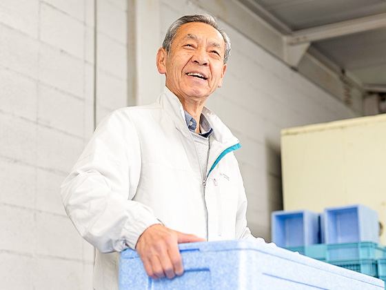 60代　シニア男性 「まごころスタッフ」1日の流れ