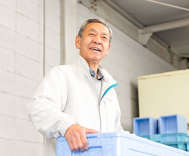 60代　シニア男性 「まごころスタッフ」1日の流れ